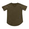 Men Summer Color Plus Size V Neck Short Sleeves