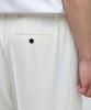 MUSINSA STANDARD Lightweight Wide Hidden Banding Slacks [Cream]