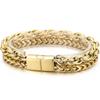 Men's Double Layer Chain Bracelet for Men Vacuum Plated Black Gold Color Stainless Steel Chain Custom Engraved Birthday Gifts
