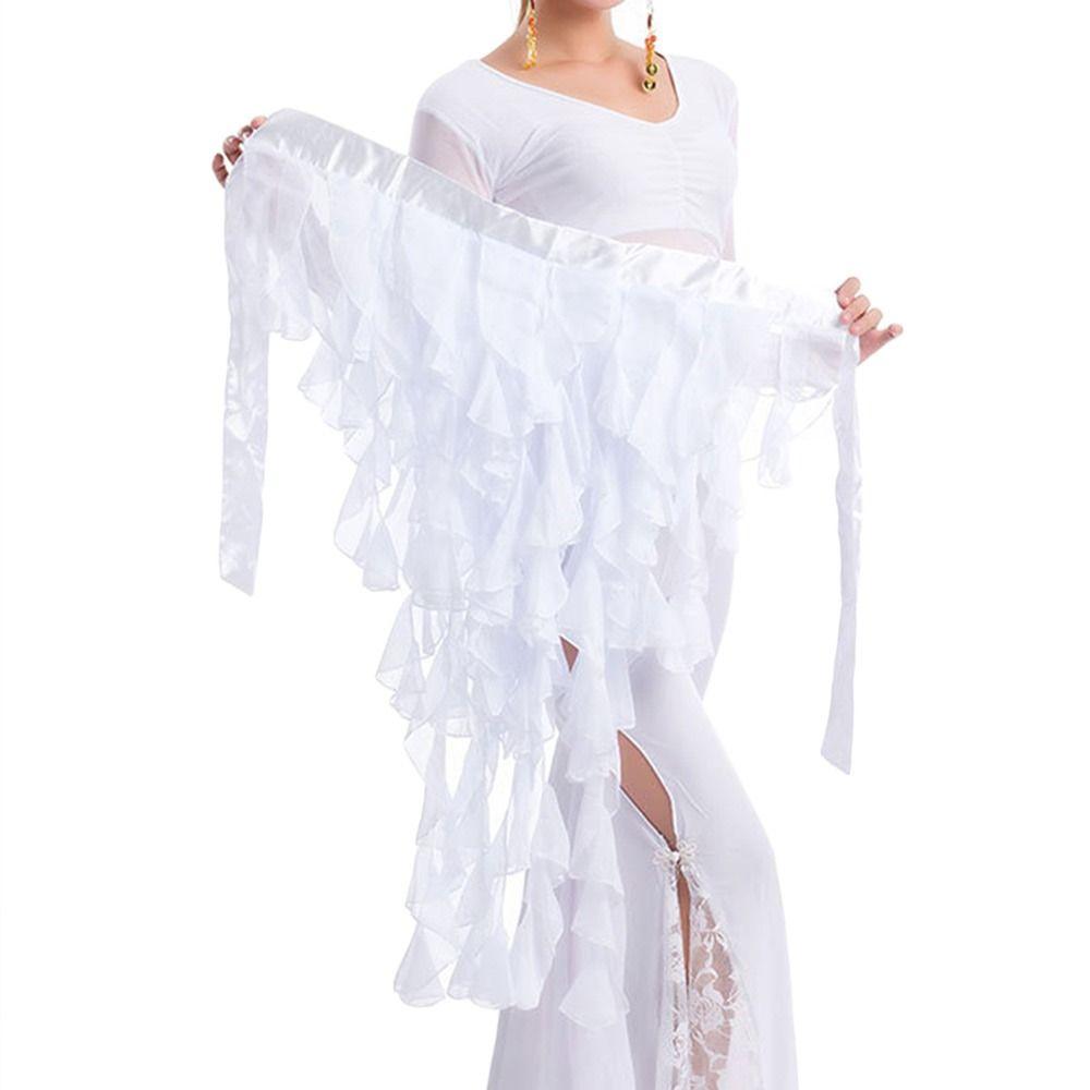 Shiny Hip Scarf Adjustable Waist Chain Women Dancer Skirt