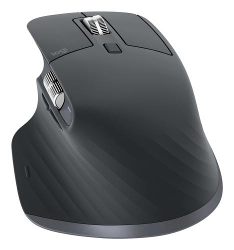Logitech MX Master 3S Wireless Mouse RF Wireless + Bluetooth, 8000 DPI, Graphite