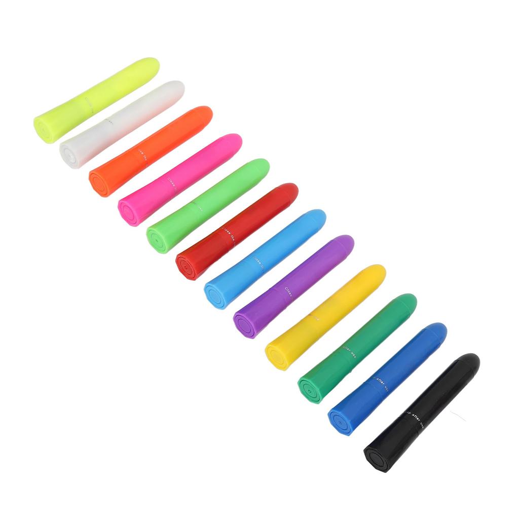 12 Colors Face Paint Crayons Set Vibrant Colors Easy to Remove Facial Painting Sticks Halloween Face Paint Kit