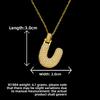 New Style Necklace Featuring Trendy Letter Design In Bold Font, with A Luxurious and Exclusive Look, Suitable for Sophisticated Accessories.
