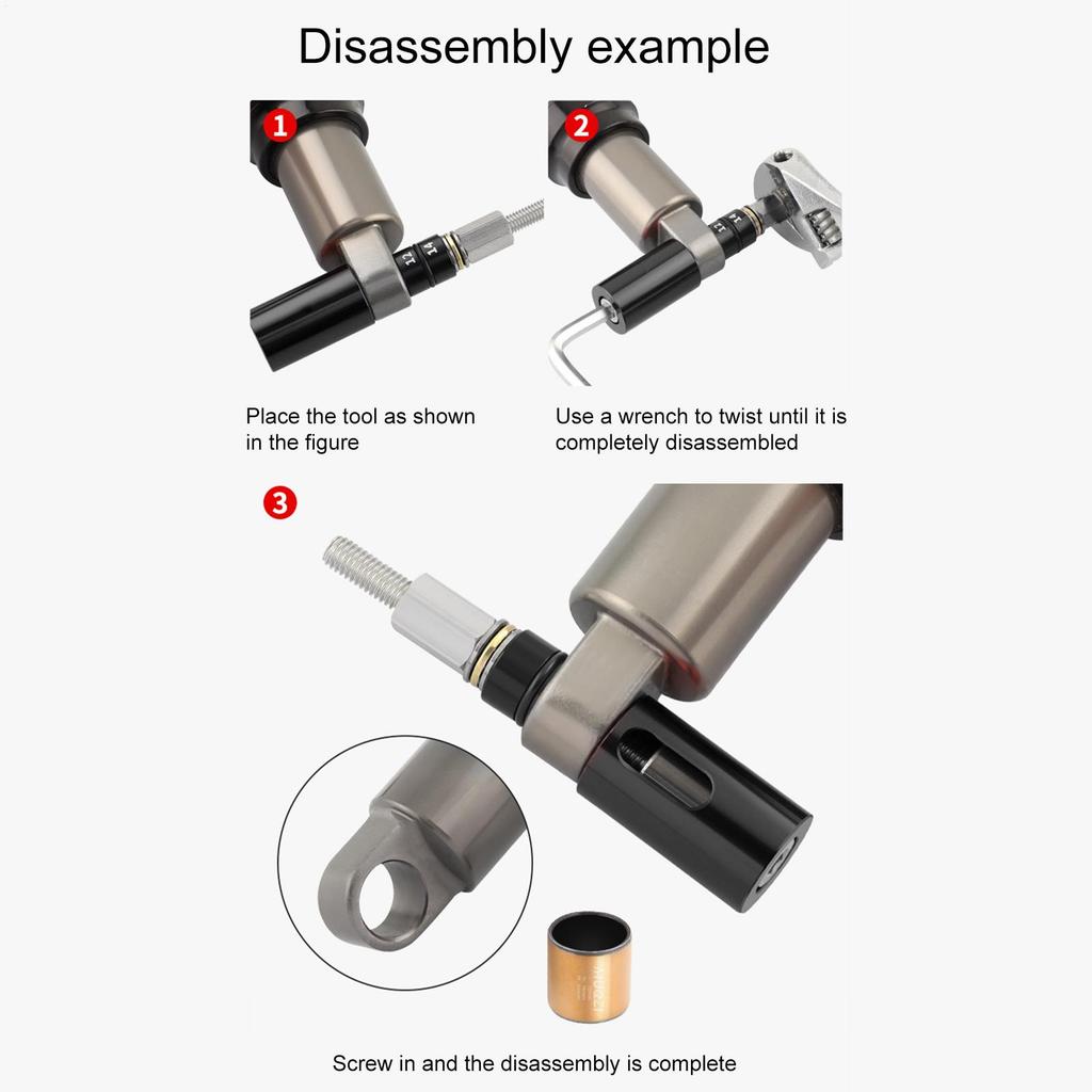 MTBs Rear Shock Bushing Tool Bike Rear Suspension Bushing Removal and Installation Tool Bike Rear Shock Repair Tool