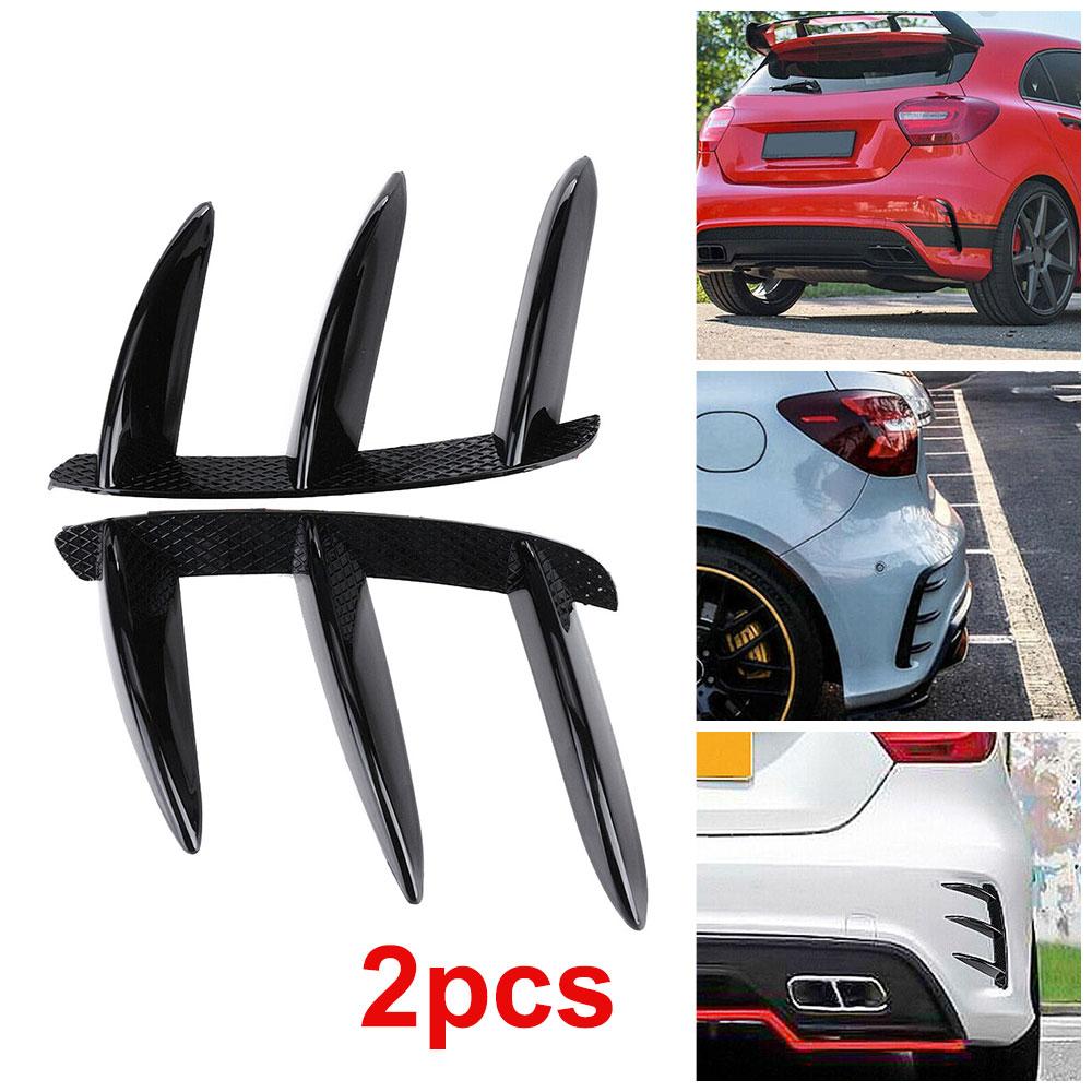 Deror Parafango paraurti Posteriore, 2 Pezzi di Ricambio per parafango paraurti Posteriore per Mercedes‑Benz Classe A W177 AMG Line 2018
