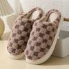 Cotton Slippers for Women in Winter, Anti Slip and Warm for Indoor Use, and Home Fur Slippers for Women