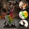 Day of the Dead Skeleton Dancing Statue Creative Resin Holiday Sculpture for Festive Decoration Ornament