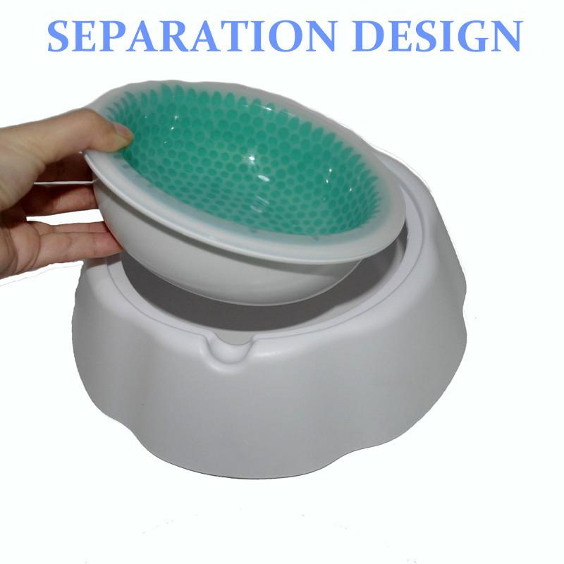 Cool Summer Pet Supplies Dog And Cat Condensed Bead Ice Bowl Kitten And Puppy Food Plate Tableware Feeding Supplies