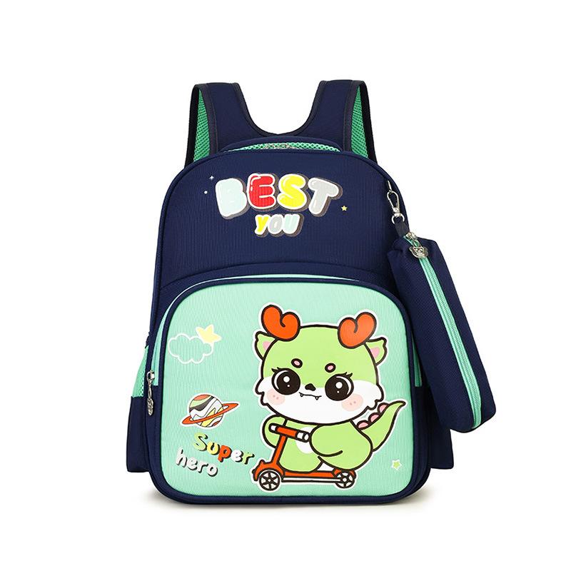 Large Capacity Primary School Schoolbag Cartoon Animation Cute Boys And Girls Backpack Printed Children'S Backpack