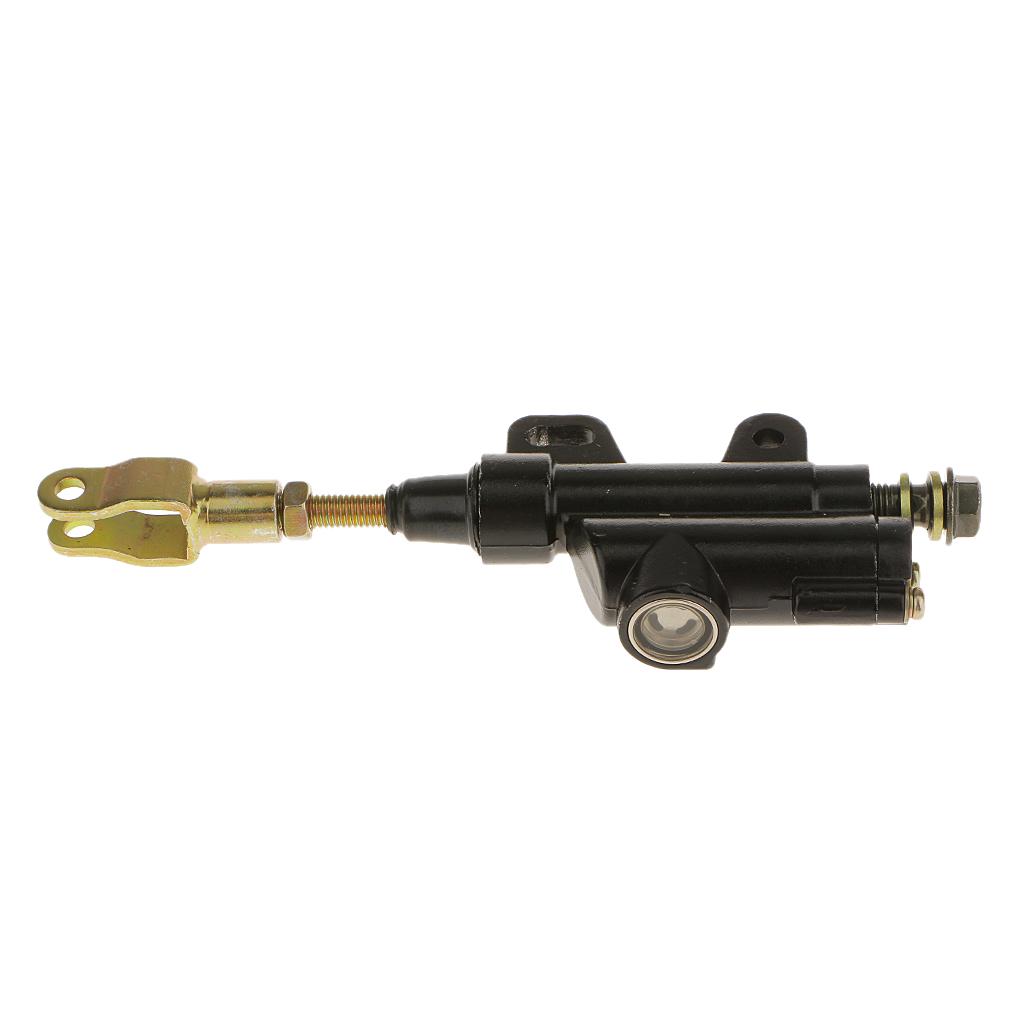 Motorcycle Rear Brake Pump Hydraulic Aluminum Master Cylinder Universal Replacement for Pit Bike ATV Dirtbike