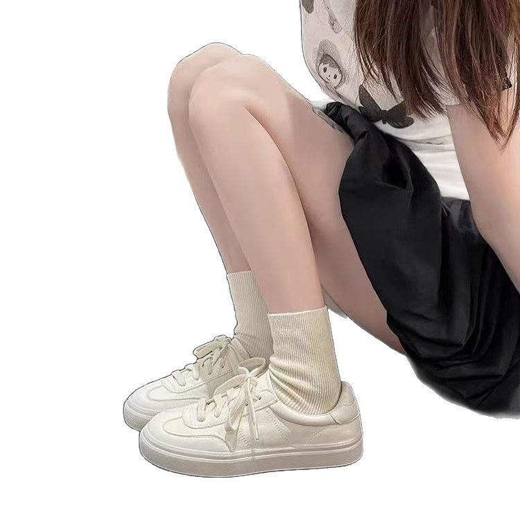 Comfortable casual autumn new niche sports shoes casual flat baseplate shoes