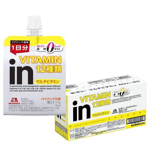 

Мультивитаминный напиток без калорий со вкусом ананаса «in Jelly» от Morinaga & Co., Ltd. (180 г x 6 упаковок) Пищевая добавка желе, 0 ккал, без сахара, содержит