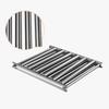 Silver Sausage Roller Rack Detachable Wooden Handle BBQ Grill Rack Hot Dog Griller  Outdoor BBQ