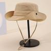 Outdoor Fisherman's Hat, Wide-brim Sunshade Fishing Hat, Hiking Jungle Sun Protection Sun Hat for Men and Women, Quick-Dry Hat, Breathable