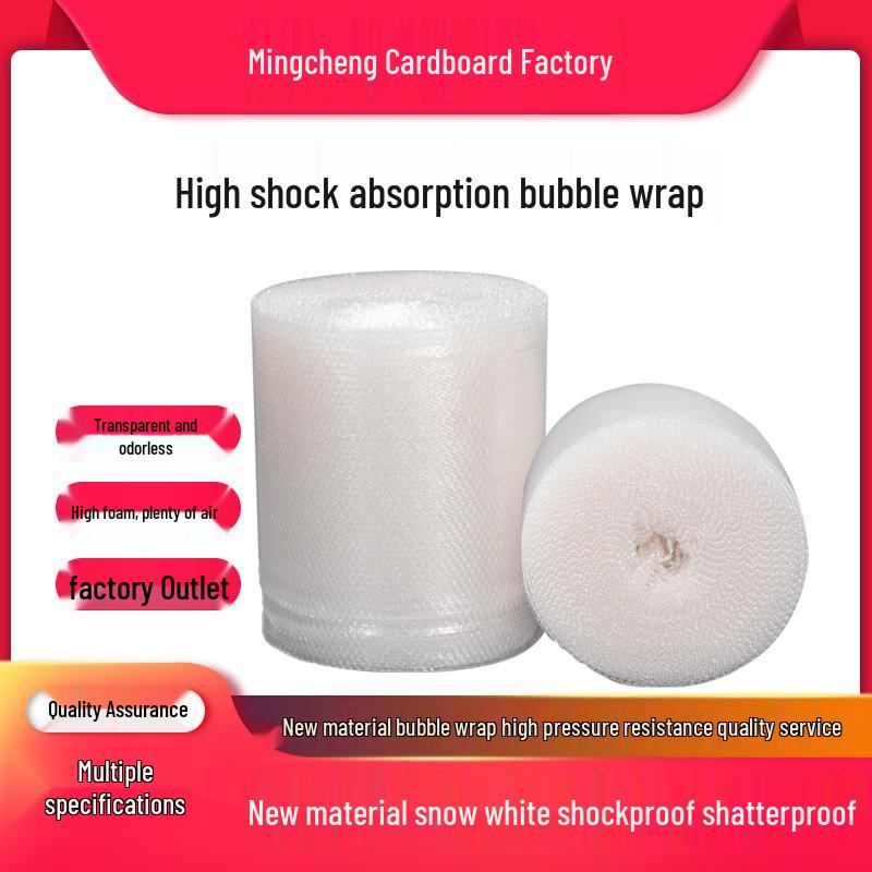 Shock-Absorbing Bubble Wrap: Thick, Shockproof Film with Large Bubbles 25cm Wide Bubble Film