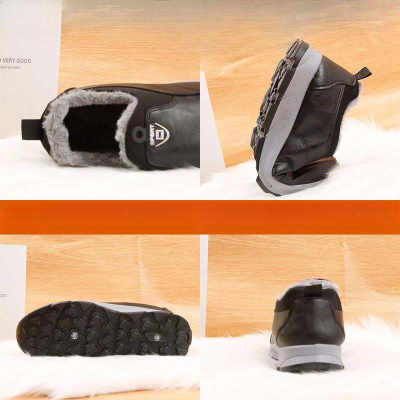Cotton Shoes Fleece Thermal Cotton Boots Men's Waterproof Snow Boots