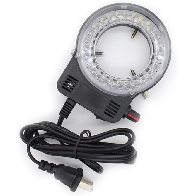 Microscope LED Ring Light Illuminator Stereo Microscope Adjustable Stereo Zoom Camera Light 32LED (White)