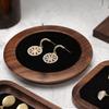 Walnut Jewelry Display Stand for Necklaces, Ear Studs, Earrings, Ornaments – Chinese Style Jewelry Store Prop