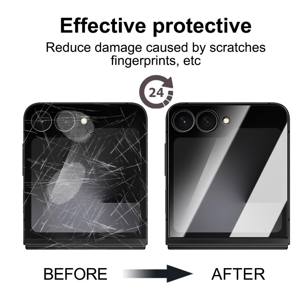 1-3Pcs Easy To Install Tempered Glass for Samsung Galaxy Z Flip 7 Outer Screen Protectors Cover for Z Flip7 HD Protective Films