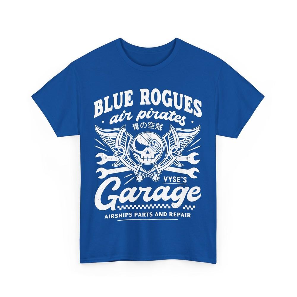 Blue Rogues Pirates Garage Unisex T-Shirt. Skies Of Arcadia Video Game. Skull.