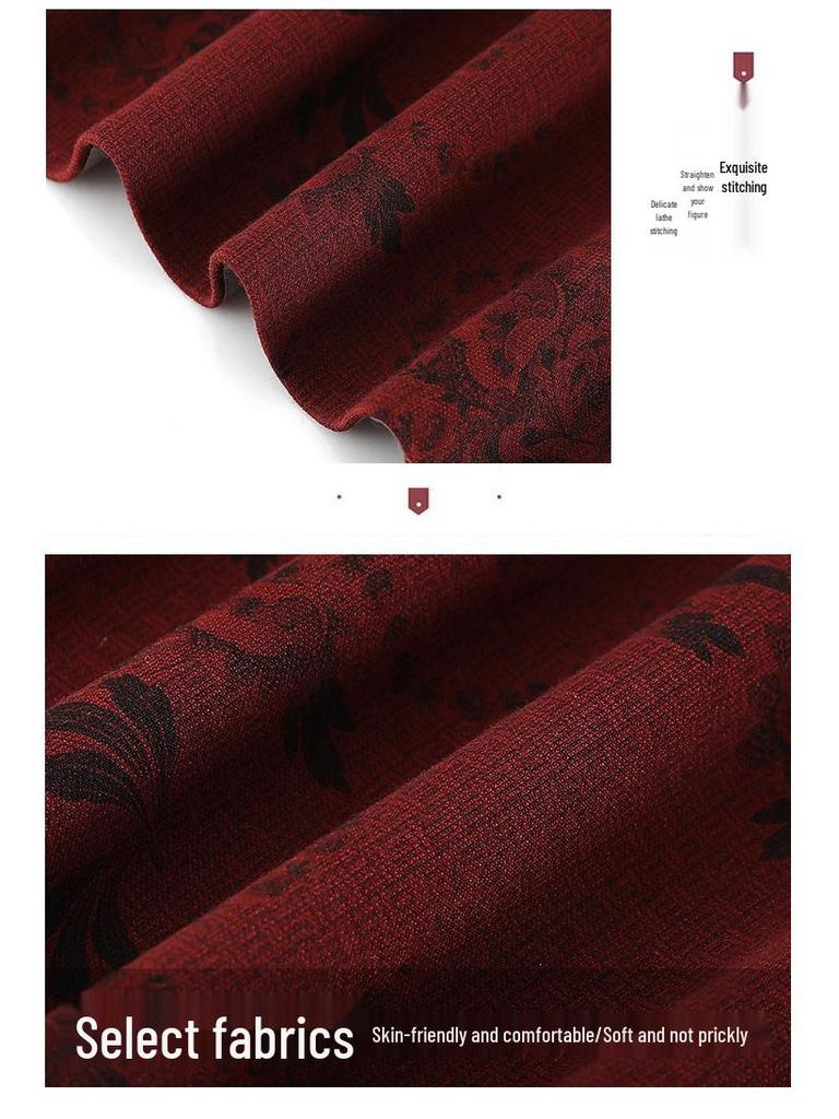 2025 Stylish Spring and Autumn Coat for Middle-Aged and Elderly Women