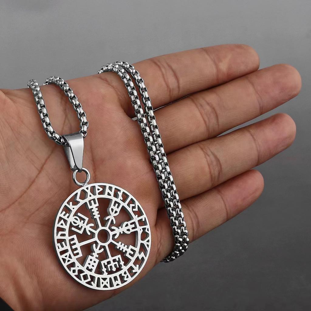 Hip Hop Military Dog Tag Titanium Steel Cross Pendant Necklace Unisex Streetwear Fashion Accessory