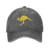 Australia Kangaroo Southern Cross Baseball Caps Unstructured Distressed Denim Washed Snapback Hat Aussie Flag Adjustable Fit Hat