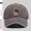 Pc Fashion Puppy Wall Hole Print Baseball Cap Casual Design Decor Hat for Pet Lovers Comfortable Lightweight Sun Hat with Adj