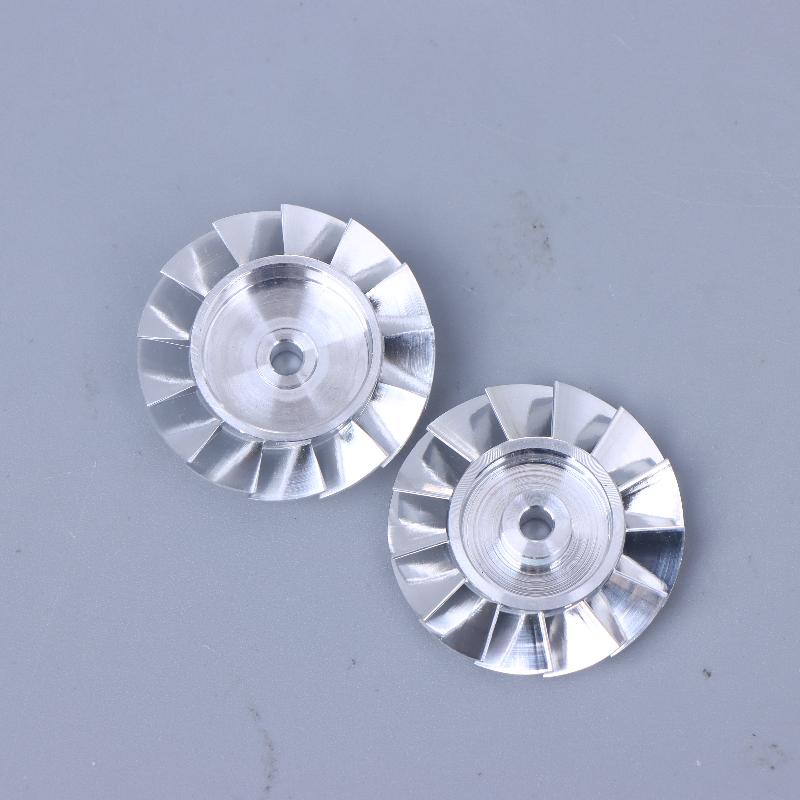 1Pcs 3Mm Hole 26.8/27.0Mm Cnc High-Precision Aluminum  For High Speed 100000Rpm Ducted Fan Blade  Hair Dryer