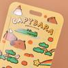 1 pièce Lanières de cou Capybara mignonnes Dessin animé Plastique Pour Porte-clés Porte-carte d'identité Accessoires