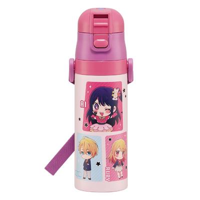 Skater Water Direct Stainless Sports Water Children's Bottle, 470ml, Drinking, Insulated, Steel, Lightweight, Bottle, Kids' Bottle, SDC4-A