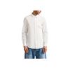 Armani Exchange AE ASV Series Organic Cotton Solid Color Single-Breasted Long Sleeve Shirt Men Shirts White 6DZC20-ZNXLZ-1116