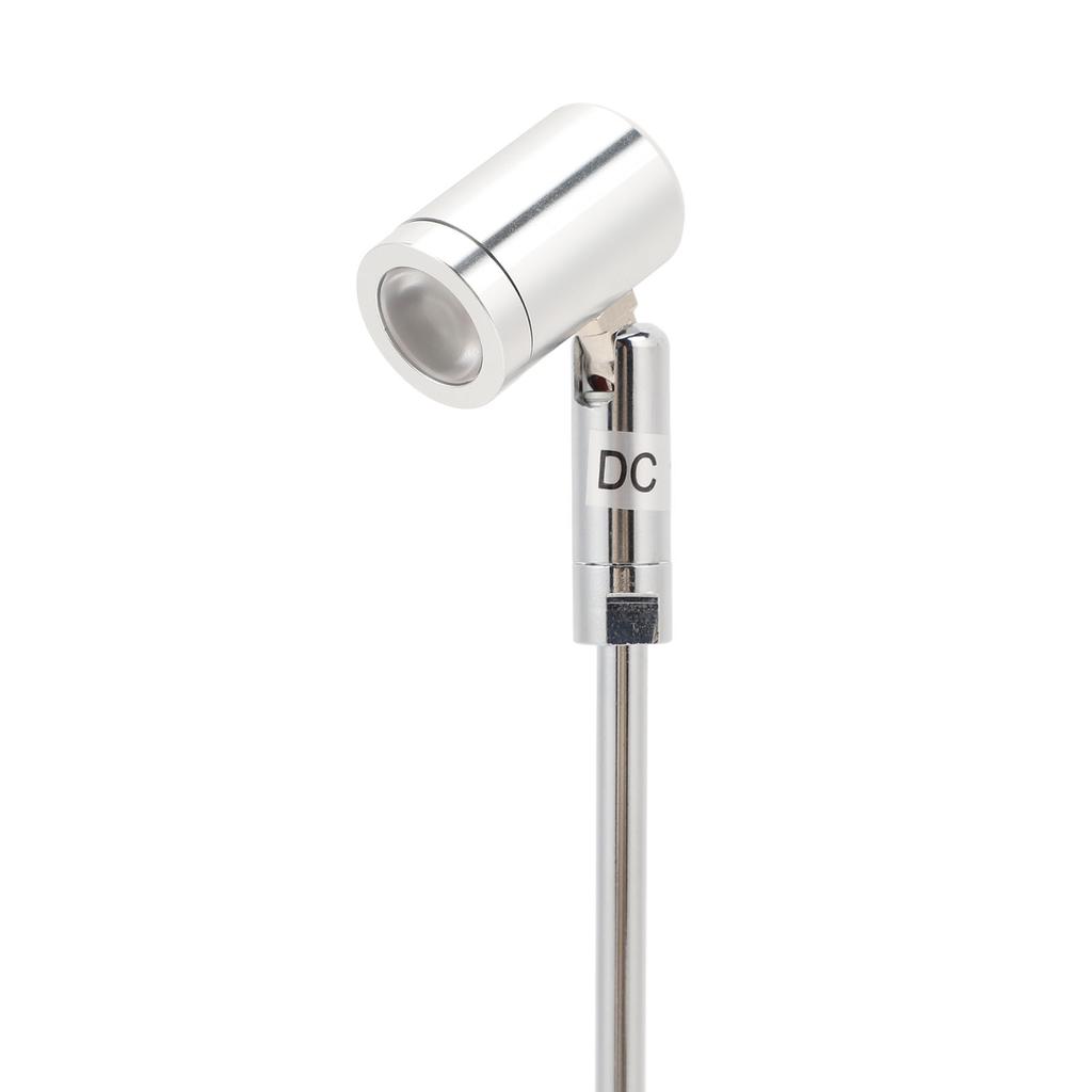 Cabinet Spotlight for Jewelry Showcase DC 12V 1W Aluminum Alloy Rotatable Small Standing LED Accent