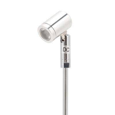 Reflektor szafkowy do gabloty jubilerskiej DC 12V 1W Stop aluminium Obrotowy Mały Stojący LED Akcent