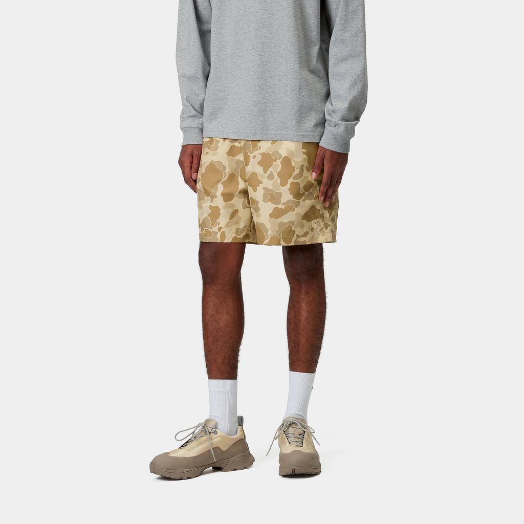 Carhartt WIP SS25 Slater Swim Trunks Patterned Comfortable Simple Swim Shorts Men swim trunks Khaki I035063-2R4-XX