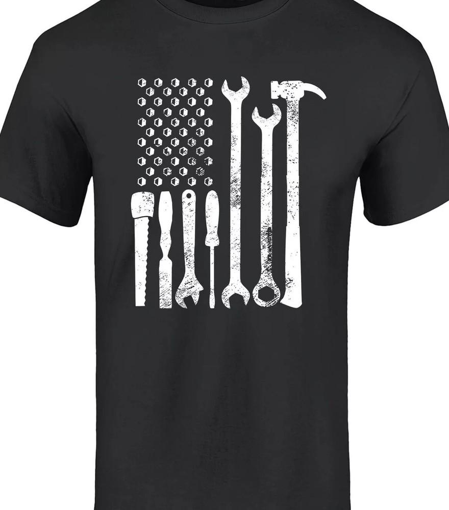 Tools T Shirt Tee Tool Box Machine Woodworking Carpenter Handyman