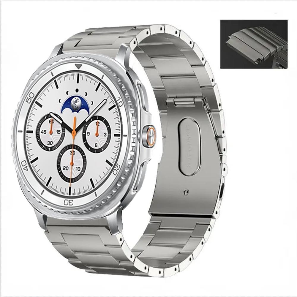 Titanium Metal Strap for Samsung Galaxy Watch Ultra 2026 Light Stainless Steel Galaxy Watch 8 40mm 44mm Classic 46mm Wristband