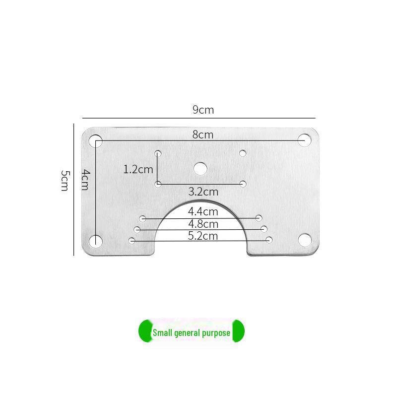 Stainless Steel Hinge Repair Plate for Cabinet Doors