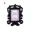 Floral Photo Frame Elliptical Picture Frame Small Baroque Photo Holder Desktop Picture Frame Wedding and Home Decor Gift