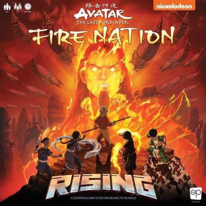 Jeu De Societe - Jeu De Plateau The Op Games L'Avatar Des Jeux Op : Le Dernier Maître De L'air Fire Nation Rising