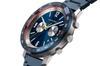 Lilianthal Berlin Chronograph Watch with Date Made In Blue Men's Display, Germany, C02-007-B040EB,