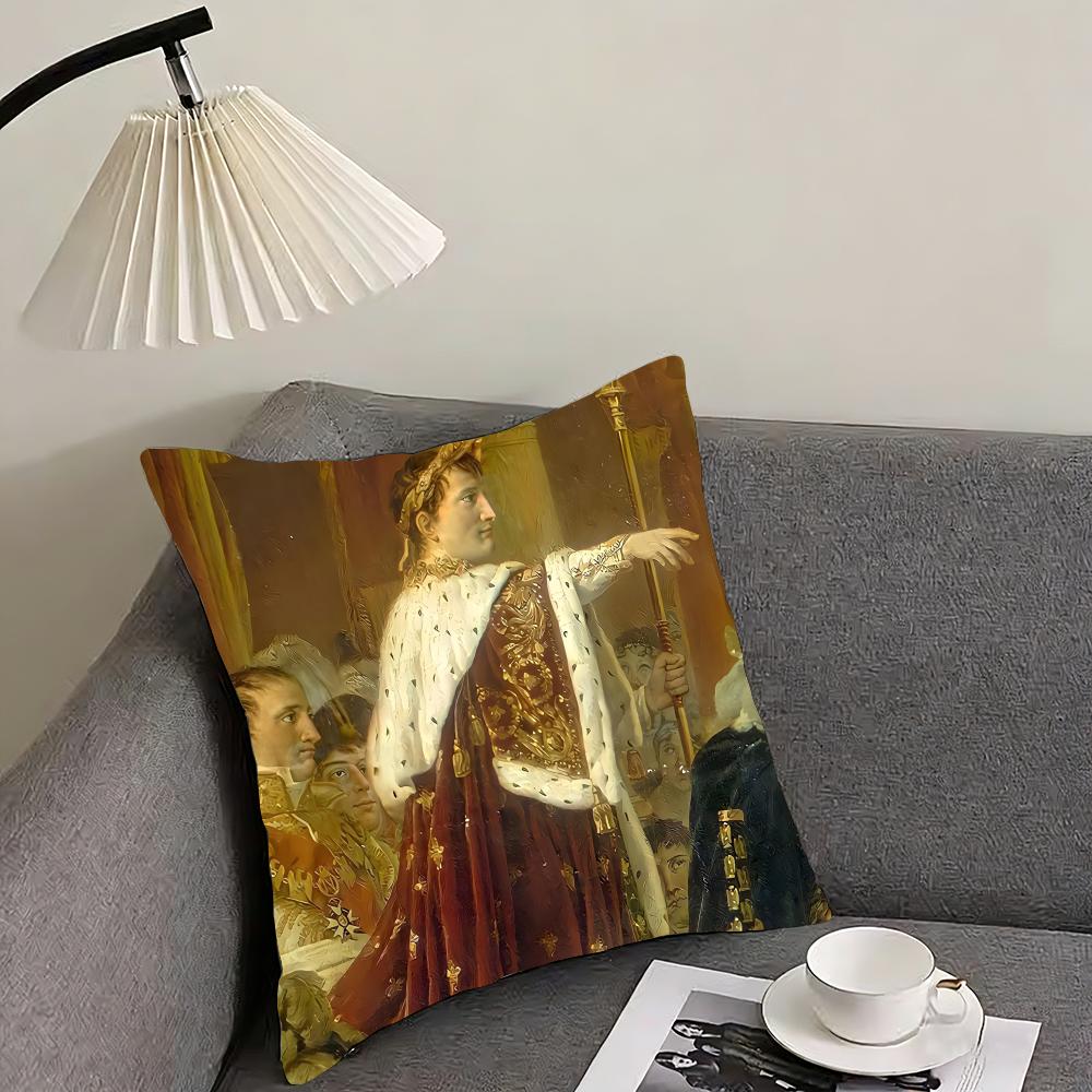 Napoleon Bonaparte Umělecký Potah na Polštář Povlak na Polštář Ultra Měkká Kůže Šetrná Látka Oblakově Podobné Pohodlí Skrytý Zip