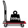 Hm-506 Black And Red Platform Transport Trolley