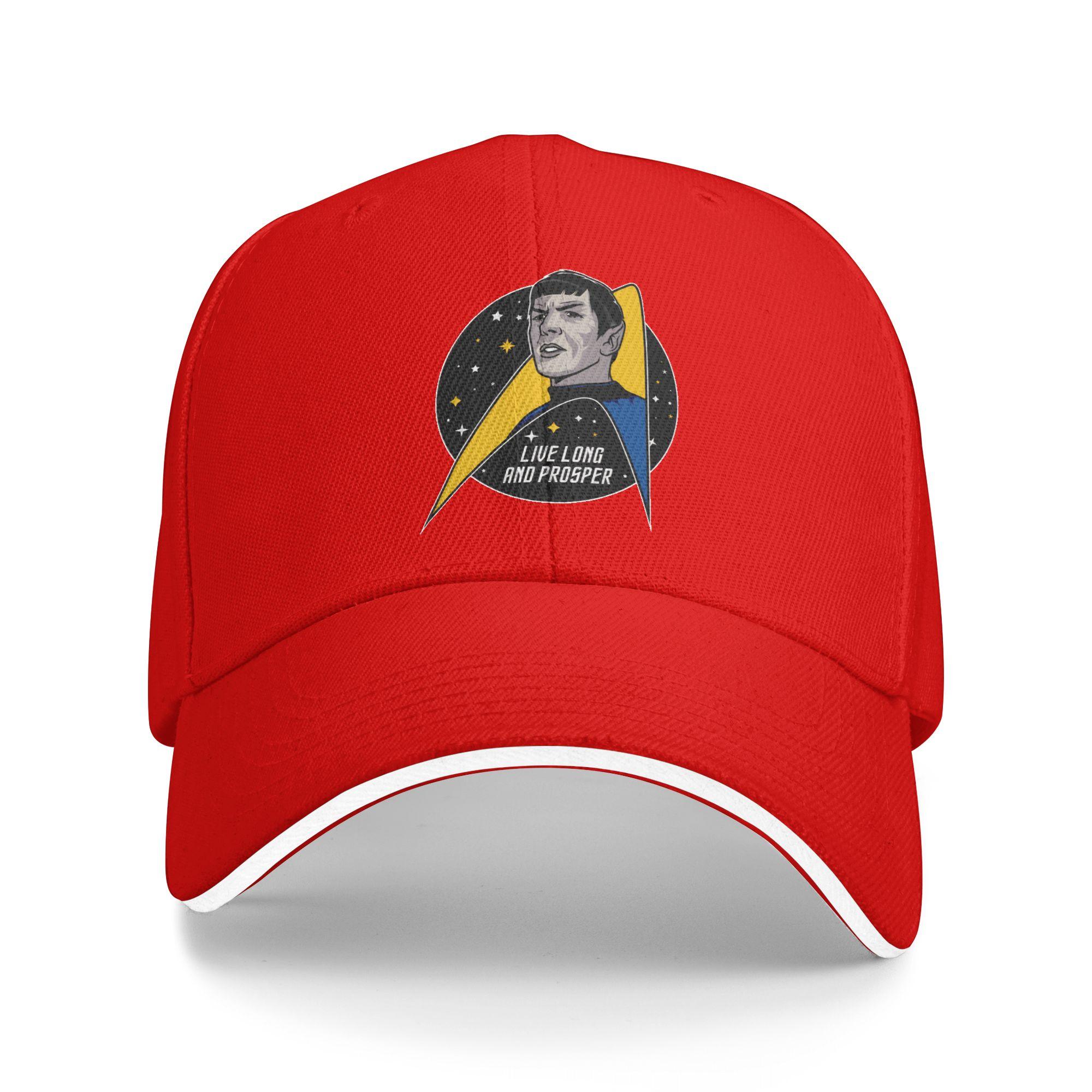 Stars Treks Live Long And Prosper Baseball Cap yk Cool Hip Hop Hats Spring Women Unisex Hiking Fishing Snapback Cap One Size