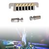 Guitar Bridges with Studs and Inserts Replacement 6 String Electric Guitar Bridge Vintage 6 Style Stopbar Tailpiece