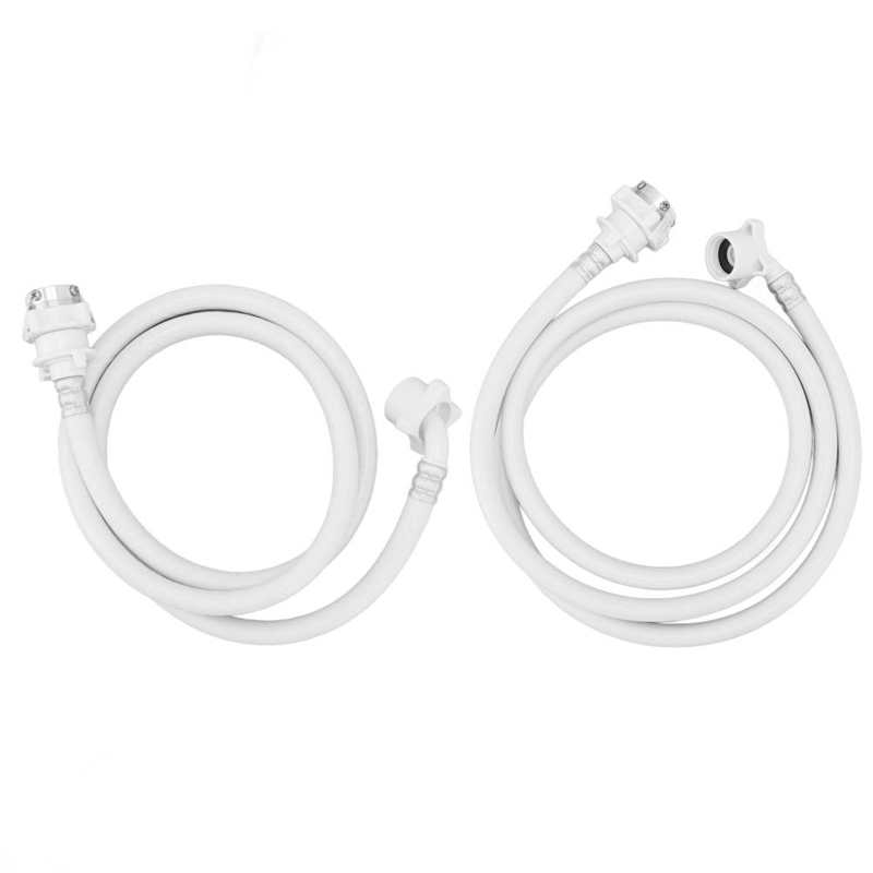 Vatteninloppsslang för tvättmaskin PVC-vattenrör Vatteninloppsrör med metallkoppling för Automatiska tvättmaskinsdelar