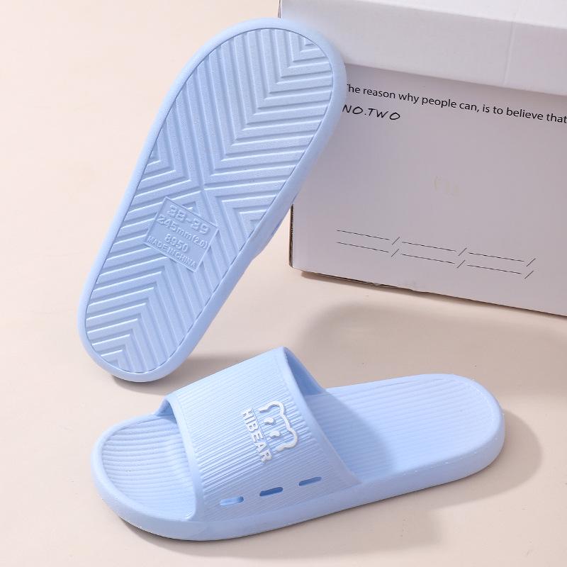 Women's Non-slip Rubber Sole Summer Slippers for Indoor Bathroom Use