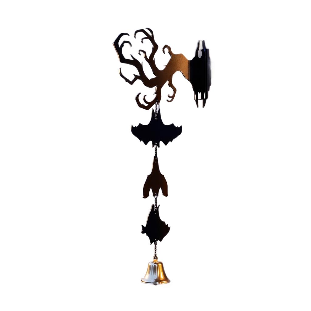 Halloween Hanging Decoration with Bell for Doorway and Party Decor