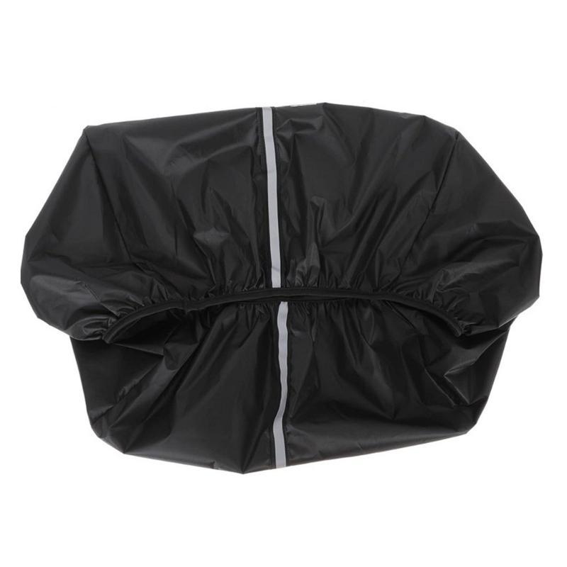 Resistant Cycle Basket Cover Exterior Defense Against Rain Ice Dirts Polyester Reflective Strips For Foot Safety