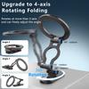 Car Phone Holder Car Magnetic Phone Stand Strong Magnetic 161°Rotatable Foldable Metal Suction Cup Phone Mount for Smart Phones